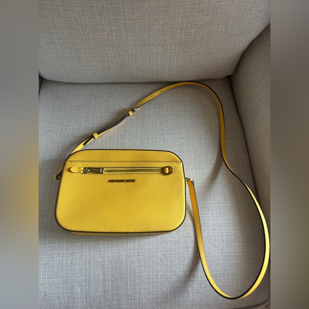 Michael Kors Yellow Crossbody Bag